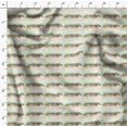 thumbnail image 4 of Soimoi Green Poly Georgette Fabric House & Landscape Nature Print Fabric by the Yard 42 Inch Wide, 4 of 5