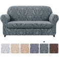 thumbnail image 1 of Subtrex Stretchy 2-Piece Washable Armchair/Lovesaet/Sofa/XL-Sofa Slipcover, Jacquard Damask Pattern, 1 of 6
