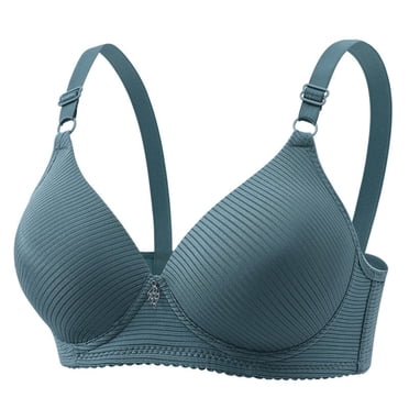TACILIP Wireless Bras for Women V Neck Push Up Bra T-Shirt Bras for Everyday