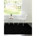 thumbnail image 4 of Unique Loom Tapis de Sol en Peluche 5' x 8' Rectangulaire en Noir, 4 of 4