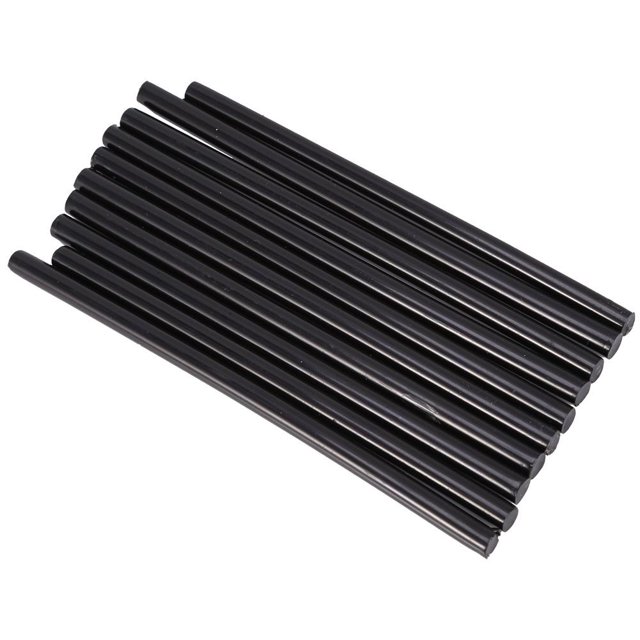 Rdeghly 10 Pcs/Ensemble 7 * 150mm Colle Thermofusible Colorée Adhésive Bricolage Bâtons d'Artisanat pour Pistolet de Petite Puissance 20W, Bâtons de Colle Fondante, Bâton de Colle