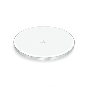 Chargeur sans fil 15W Ultra -plat rond Fast sans fil chargeur Pad Compatible avec Apple Android etc