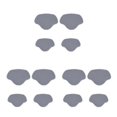 thumbnail image 4 of kurtrusly Adjustable Shoe Heel Pad Insoles for High Heels Customizable Heel Repair Stick light gray 3Set, 4 of 6