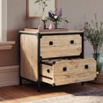 thumbnail image 3 of Sauder® Steel River Lateral File, Milled Mesquite™, 427655, 3 of 6