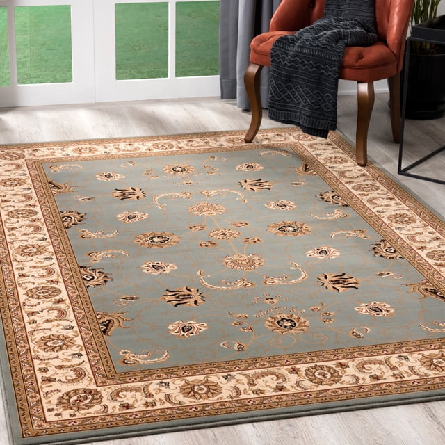 Rug Branch Majestic Vintage Persian High-Density Area Rug and Runner, Traditional - JA2117BLCR55