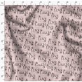 thumbnail image 4 of Soimoi Cotton Cambric Fabric Floral Love Text Printed Fabric 1 Yard 56 Inch Wide, 4 of 5