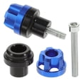 thumbnail image 3 of EIGTHTAIL License Plate Screw Blue Motorcycle License Plate Frame Lock Bolts - Anti Theft Kit(2.17X1.18X1.18Inch), 3 of 10