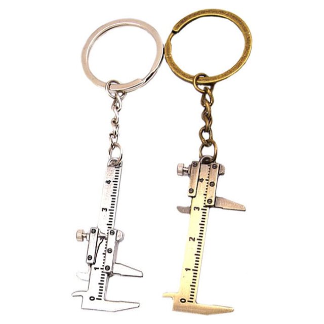 2 Pcs Outil de Jauge d'Étrier Vernier en Métal Étrier Vernier Mesure Micrométrique