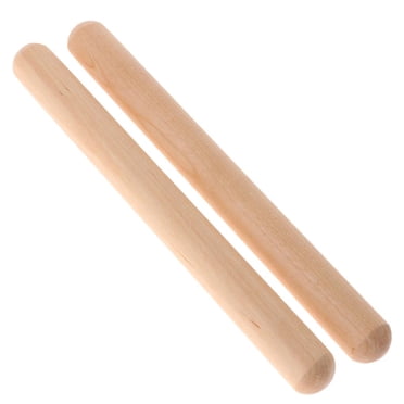 1 Paire d'Instruments de Musique Baguettes en Bois Baguettes de Batterie Jouets Longueur 20 cm