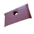 thumbnail image 3 of GROWTH TANK Massage Table Cover Bed Face Hole Toweling Sheet 75x55cm Burgundy, 3 of 9