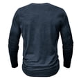 thumbnail image 2 of Birdeem Chemise Décontractée pour Hommes, Col en V, Manches Longues, Respirante, 2 of 8