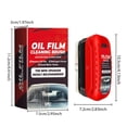 thumbnail image 2 of Windshield Cleaner Oil Film Remover with Applicator Sponge and Cloth, Automotive Glass Treatment for Windshield and Windows, Rain Repellent Anti-Fog Solution, Car Windshield Washer Fluid Additive, 2 of 3