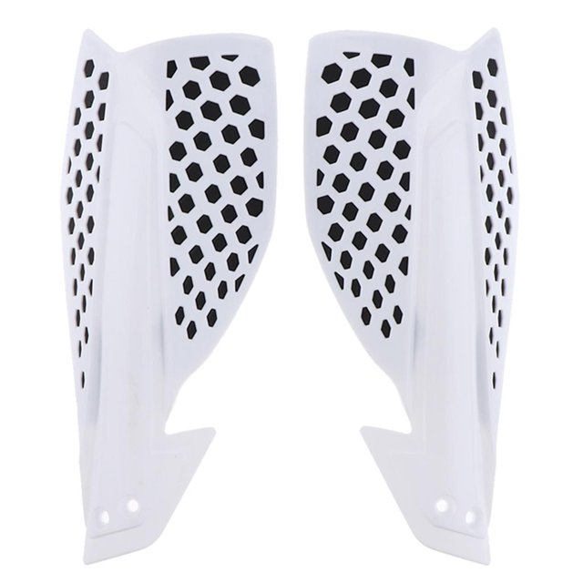 Miulika Protège-Mains Blanc Motocross pour Barre de 22mm