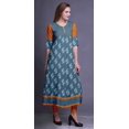 thumbnail image 3 of Bimba Kurti Longue Imprimée pour Femmes Robe Anarkali Indienne Haut Tunique Décontracté, 3 of 5