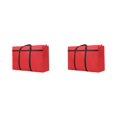 thumbnail image 4 of maskred Sac de Voyage Anti-Rayures Grande Capacité Résistant à l'Usure Résistant à la Décoloration Sac de Voyage en Tissu Sac de Déménagement Sac Oxford Incassable Rouge-105l 2Ensemble, 4 of 6