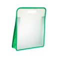 thumbnail image 1 of DYNWAVECA File Bag Art Portfolio Bag Clear Document Holder Waterproof File Organizer Portable for School Classroom Office Projects Home Green, 1 of 10