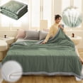 thumbnail image 1 of Pamqxs Summer Cooler Quilt, Cotton Cooling Quilt Breathable Quilt King Size Soft Comforter Cooling Blanket for Night Sweats Hot Sleeper for All Season Lightweight Blanket Washable(CD,79x90in), 1 of 9