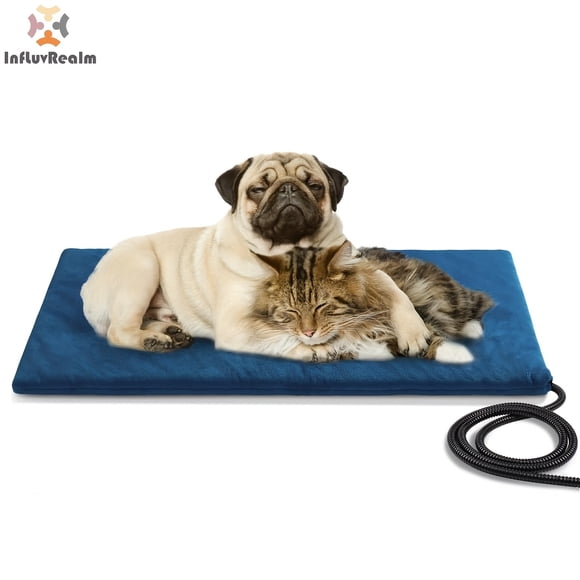 Pet Heating Pad for Cats House, Safe Electric Cat Warming Pad, High Quality Heated Cat House for Outside Feral Animal, Outdoor Heat Cat Bed Mat, Feral Animal Heating Aid, Cat House Heating System