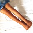 thumbnail image 2 of TZEWGL Collants en Résille de Soie Scintillants d'Été pour Enfants, Bas Résille pour Filles, Pantalons Taille 7-12T, 2 of 4