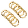 thumbnail image 1 of Unique Bargains Gold Round Zinc Alloy Spring Gate O Ring Snap Clip Buckle, 10 Pack, 1 of 5