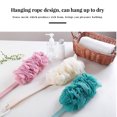 thumbnail image 5 of fastboy Bath Brush Long Handle Non-slip Shower Sponge Ball Back Scrubber Foaming Scrub Tool, Blue, 5 of 5