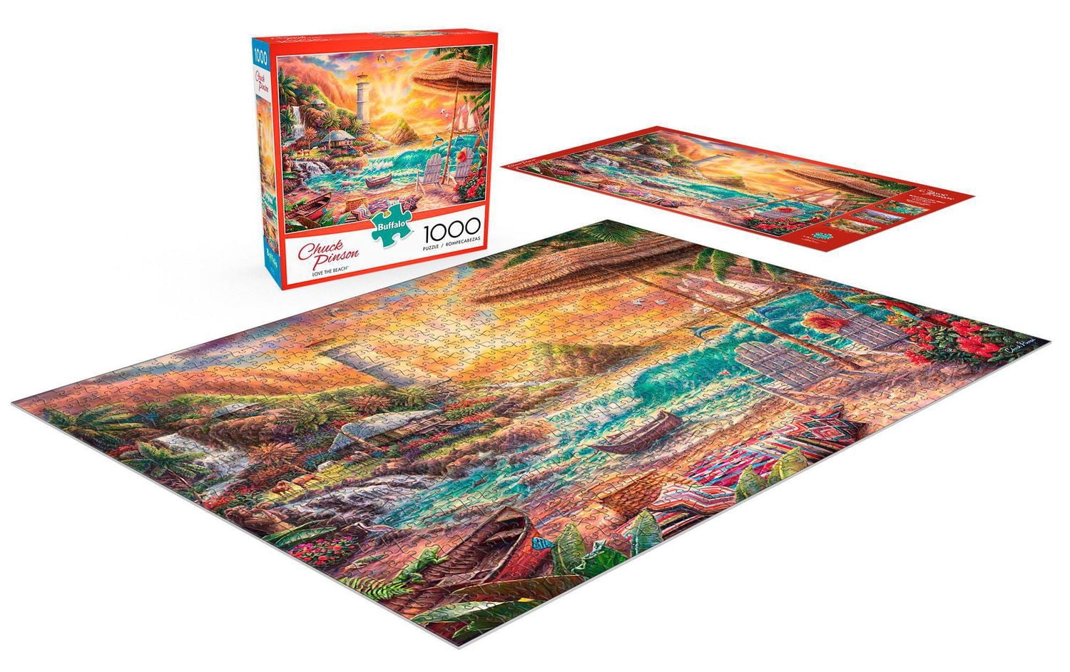 Buffalo Games Le puzzle Chuck Pinson Love the Beach en 1000 pièces