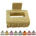 thumbnail image 2 of French Hair Claw Clip Retro Solid Color Rectangle Hair Clamp Hollow Hair Claw, 2 of 10