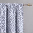 thumbnail image 3 of Swift Home Jacquard Clip Rod Pocket Single Window Panel, 3 of 3