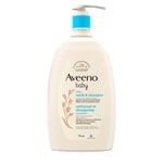 Aveeno Baby Daily Wash & Shampoo baby’s hair & Sensitive Skin Cleanser with Natural Oat - Paraben Free & Phthalate Free, sulfates-free and dye-free
