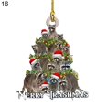 thumbnail image 2 of Pendentif de Noël Série Modèle Résistant aux Intempéries Porte en Bois Décoration Signe Enfants Cadeau, 2 of 9