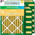 thumbnail image 1 of Filterbuy 16x18x4 MERV 11 (MPR 1200) Allergen Defense, Pleated HVAC AC Furnace Air Filters (12-Pack), 1 of 8
