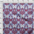 thumbnail image 2 of oneOone Tissu Popeline de Coton Imprimé Ikat Paisley BTY 42 Pouces de Large, 2 of 4
