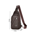 thumbnail image 3 of RKSTN Storage and Organization Strap Bag Crossbody Backpack With USB Hole With Headphone Hole Strap Backpack Hiking Backpack Multipurpose Crossbody Chest Bag Storage Bins, 3 of 8