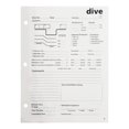 thumbnail image 1 of PADI Adventure Log 25 Refill Log Pages 50 Dives, 1 of 2