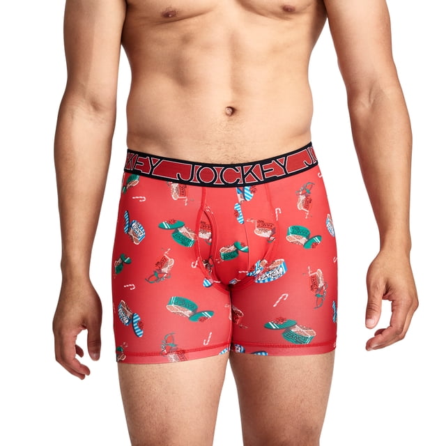 Jockey Men's Active Microfiber 5" Boxer Brief