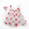 thumbnail image 1 of Birdeem Robe d'Été Adorable pour Bébé Filles Robe Douce Sans Manches à Bretelles Imprimé Fleurs Dentelle Robe d'Été, 1 of 12