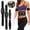 Black, variant on Bookk The Generation Of High Strength Adjustable Shaping Fitness Waistband An Electronic Fitness For Abdominal Muscle Training Suitable For Both.