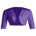 thumbnail image 1 of Cardigan Ouvert pour Femmes à Manches Courtes, Boléro Court en Coton, Chandails Courts, 1 of 6