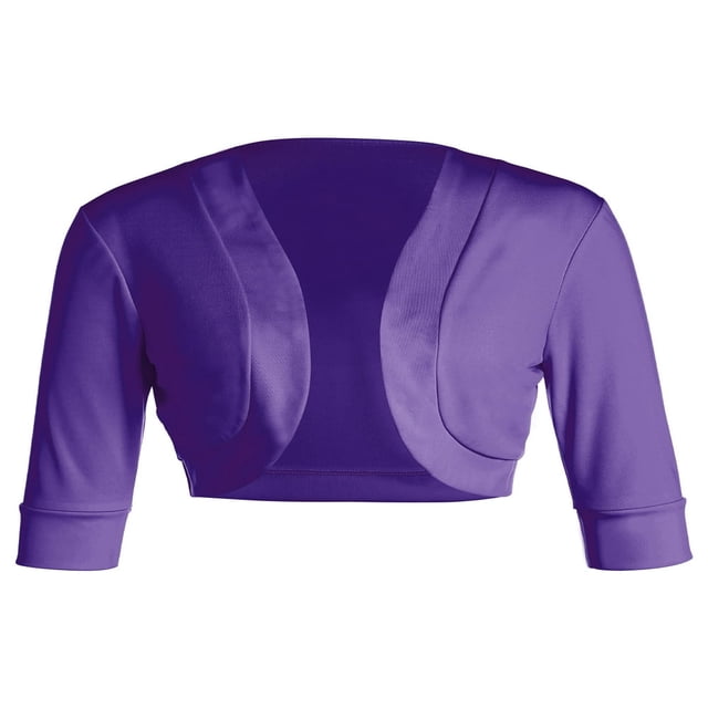 Cardigan Ouvert pour Femmes à Manches Courtes, Boléro Court en Coton, Chandails Courts