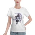 thumbnail image 1 of T-Shirt Basique à Manches Courtes pour Femmes Demon Slayer Ninja Papillon, 1 of 6