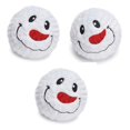 thumbnail image 5 of CHOK Holiday Dog Toy Spikey Snowman Ball Squeaker Soft High Bounce Choose Quantity (One Ball), 5 of 5