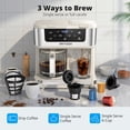 thumbnail image 2 of AIRMSEN Drip Coffee Maker with K Cup Combo, Programmable Coffee Machine with 1-4 Cup Setting, 2 of 10