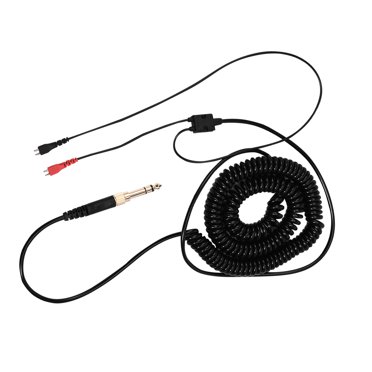 Replacement Coil Cable, Spring Wire Earphone  Headphone Extension Cord, Audio Cable Replace Headphone Extension Cord, Spring Coil Cable  Headphone Audio Cable Stereo Jack Cables