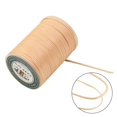 thumbnail image 4 of BUYISI 1.0Mm 70M Round Waxed Thread For Leather Craft Sewing Diy Jewelry Handmade Braided Polyester Cord Wax Coated Strand Strings Beige Yellow, 4 of 5