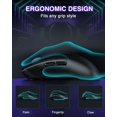 thumbnail image 3 of AULA SC580 Wireless Gaming Mouse, Tri-Mode 2.4G/BT5.0/USB-C Gaming Mouse, 12000 DPI Rechargeable Wireless Mouse with 6 Programmable Buttons, Ergonomic Computer Mouse for, 3 of 9