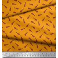 thumbnail image 3 of Soimoi Japan Crepe Satin Fabric Guitar Musical Instrument Print Fabric by Yard 42 Inch Wide, 3 of 3