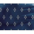 thumbnail image 4 of oneOone Georgette Viscose Fabric Plus Sign Kasuri Decor Fabric Printed BTY 42 Inch Wide, 4 of 4