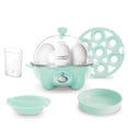 thumbnail image 1 of Dash Rapid Egg Cooker: 7 Egg Capacity Electric Egg Cooker for Hard Boiled Eggs, Poached Eggs, Scrambled Eggs, or Omelets with Auto Shut Off Feature, Aqua, 1 of 7