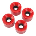 thumbnail image 3 of Roues de Planche à Roulettes, Matériau PU Haute Résistance Résistant à l'Usure Roue de Planche de Surf Stabilité Pièces de Rechange pour Rampe Trottoir Route en Ciment Noir,Jaune,Bleu,Rouge, 3 of 7