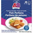 thumbnail image 1 of A&B Famous Premium Breaded Fish Portions, 2 oz, 1 of 2
